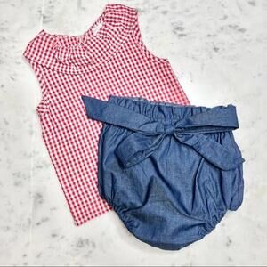 New Little Sun Apparel 2pc Set~Top &  Diaper Cover